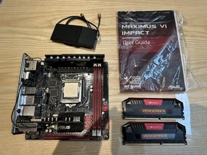 Asus Rog Maximus Vi Impact Mini-Itx Gaming Motherboard Cpu & Memory Combo High - Afbeelding 1 van 3