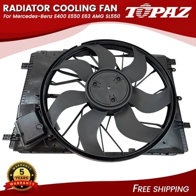 Ventilador de refrigeración del radiador para Mercedes-Benz E400 E550 E63 AMG SL550 2129061002 Foto 1 de 4