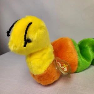 Ty Beanie Buddy " INCH " nuovo con etichette verme colorato da collezione 1999 giocattolo UK - Foto 1 di 8