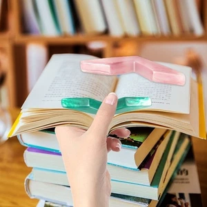 Crafts Thumb Book Support 6 Colors Reading Aid Page Folder Adult Children - Picture 1 of 7