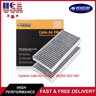 Cabin Air Filter Fit Honda Element 2003-200 CRV Acura Rsx 2002-2006 Civic 01-05 - Image 1 of 4