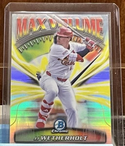 JJ Wetherolt - 2025 Bowman Chrome - Inserto de volumen máximo - Imagen 1 de 1