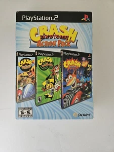 Crash Bandicoot Action Pack Box Set (Sony PlayStation 2, PS2, 2007)  - Bild 1 von 4