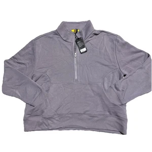 Nuevo con etiquetas Suéter Allbirds Mujer’s XL Anytime Cuarto Cremallera Resistente Púrpura - Imagen 1 de 11