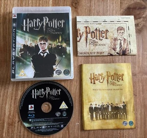 Harry Potter and the Order of the Phoenix Sony PlayStation 3 PS3 2007 with Map - Picture 1 of 16