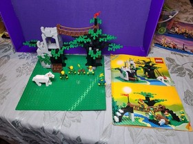 LEGO 6071 Legoland Forestmen&rsquo;s Crossing  W/ Manual  retired set Incomplete 1990 