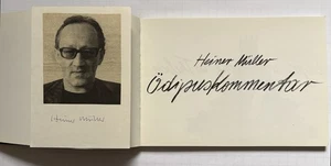 Heiner Müller signiert Karte Original Signatur Unterschrift Autogramm signed - Picture 1 of 5