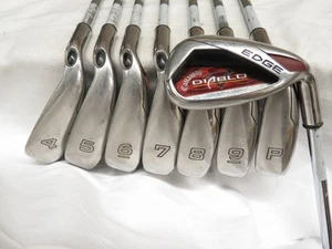 Used Callaway Diablo Edge Iron Set 4-PW,AW Callaway Uniflex Steel Shafts U - Picture 1 of 8