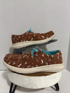 Ariat Women's Casuals Hilo Doodle US 8B UK 5.5B EU 38.5M Walking Shoes Western - Picture 1 of 7