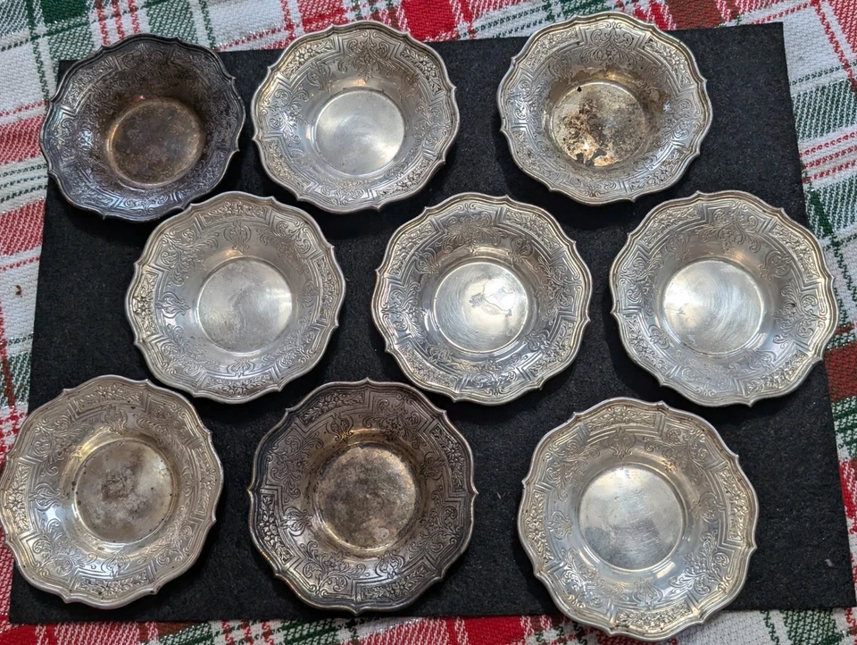 10 Gorham 76A Sterling Silver Nut Dishes, 238.2 grams - Image 1 of 4
