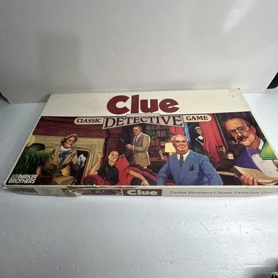 Vintage 1963 CLUE Board Game  Complete All playing pieces - Image 1 of 4