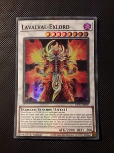 Yu-Gi-Oh! Lavalval-Exlord, LIOV-DE037, Super Rare, 1.Auflage, Deutsch, Near Mint - Bild 1 von 5