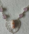 Natural Scolcite Gemstone Handmade 925 Sterling Silver Jewelry Necklaces Sz 18"