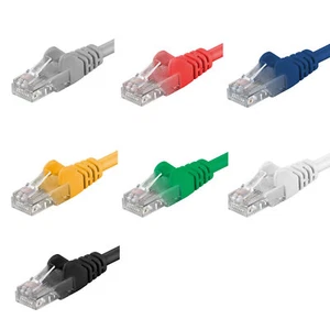 CAT5 Patchkabel Netzwerkkabel Ethernet Kabel Netzwerk DSL LAN Kabel 0,25m - 50m - Bild 1 von 9