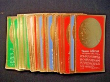 1965 Topps PRESIDENTS AND FAMOUS AMERICANS cards QUANTITY U PICK READ B4 U BUY