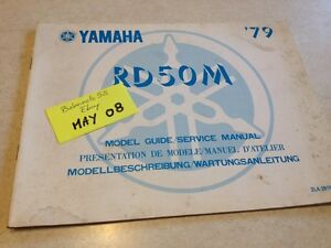 Yamaha RD50M RD50 M RD 50 2L4 2L5 2L6 2L7 2L8  guide modèle model  1979