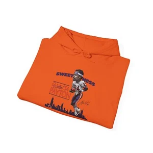 Walter Payton Sweetness Chicago Bears 85 Retro Autograph Hoodie Sweatshirt - Picture 1 of 15