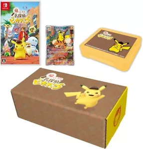 Nintendo Switch Detective Pikachu Returns + Original Box/Promo Card/Item Case - Picture 1 of 9