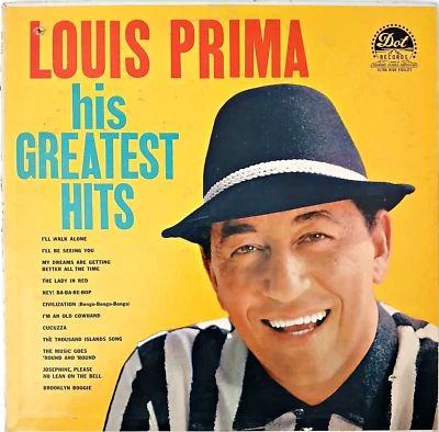 Louis Prima - His Greatest Hits - 1960 Vinyl lp MONO - Jazz Pop Latin - Image 1 of 4