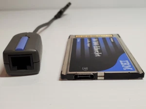 Vintage OEM IBM EtherJet CardBus 10/100 Ethernet LAN Adapter PC Card with Dongle - Photo 1/7