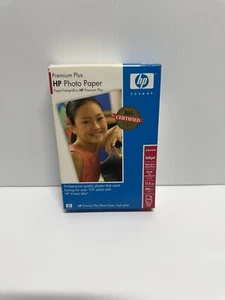 Papier fotograficzny HP Premium Plus INKJET 4 x 6 cali WYSOKI POŁYSK 100 ARKUSZY 75lb Q5431A - Zdjęcie 1 z 3