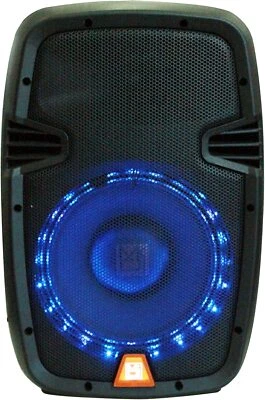 Alto-falante passivo portátil MR DJ PBX1859S 10" 2 vias PRO PA DJ com destaque LED - Imagem 1 de 3