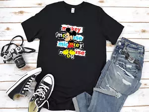 T-Shirt Mickey Mouse Disney Figuren kurzarmig Männer G012 - Bild 1 von 5