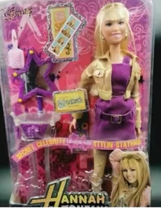 Disney Hannah Montana action figure Miley moda bambola viola - Foto 1 di 2