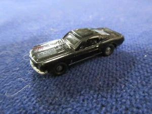 Racing Champions 1:144 1968 Ford Mustang BLACK Diecast Metal 1.5 inch - Picture 1 of 6