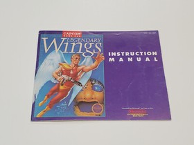 Legendary Wings Authentic Original NES Nintendo Manual Only *