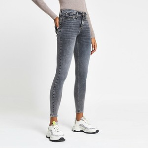 River Island Molly Grey Jeans for Women 