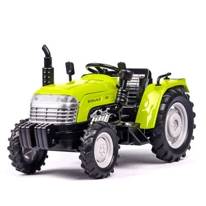 6.1" Farm Tractor Trailer Model Diecast Toy Cars Kids Boys Gift Green - Picture 1 of 7