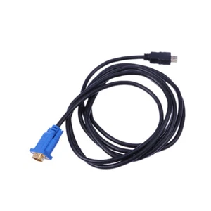 Serial to USB Adapter 转VGA线 Cable Computer Monitor Video Gold Male - Afbeelding 1 van 12