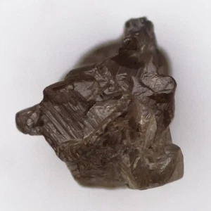 0,46 CTW africano grezzo non tagliato raro diamante naturale grezzo sciolto pietra preziosa marrone scuro - Foto 1 di 8