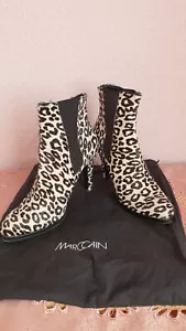Marc Cain Stiefeletten mit Leo Animal-Muster Schuhe Gr 40 UVP 399 - Bild 1 von 5