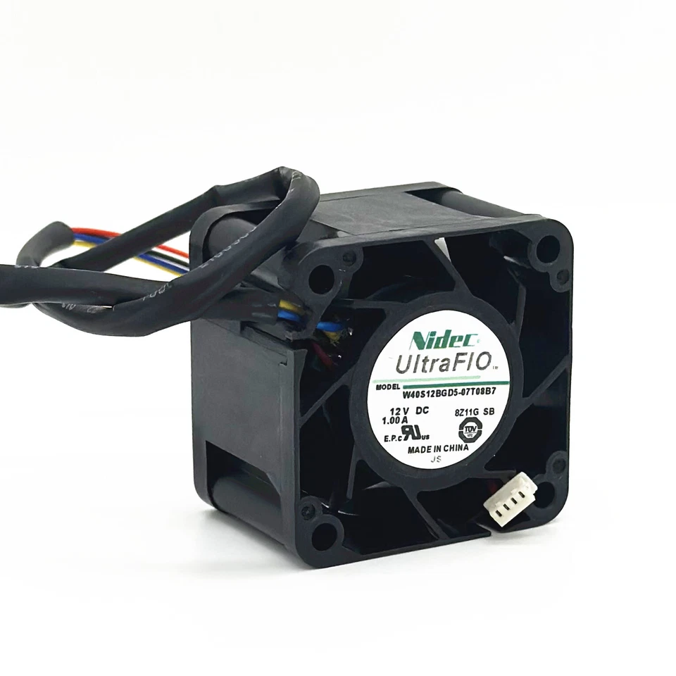1x 4CM 12V 1.0A Ant APW9 Server Power Fan 4P W40S12BGD5-07T08B7 - Image 1 of 4