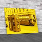 Iconic London Bus Phone Box Telephone And Bus Canvas Print Large Picture Wall