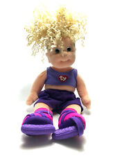 TY Beanie Baby Doll Roller Skate Blade Outfit Blondie 2000 Plush Toy Collectible