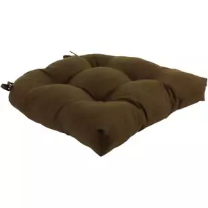 Brown Colored Indoor / Outdoor Seat Cushion Patio D Cushion 20" x 20", - Picture 1 of 2
