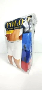 Polo Ralph Lauren Men's 5 PACK Boxer Briefs Classic Underwear Large Size - Picture 1 of 8
