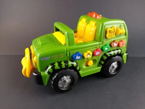 Sounds N Safari Jungle Cruiser grün Jeep Auto mit Sound getestet funktioniert Vtech - Bild 1 von 9