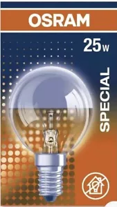 OSRAM Luce Decorativa Lampadina Cupola a Specchio Argento per Testa E27 25W/ 40w - Foto 1 di 2