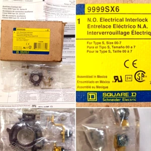SQUARE D 9999SX6 SER. B N.O. INTERBLOCCO ELETTRICO NUOVO - Foto 1 di 10