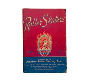 Amateur Roller Skater's Hand Book Skating Association ARSA AAU ASU VTG 1943 - Picture 1 of 12