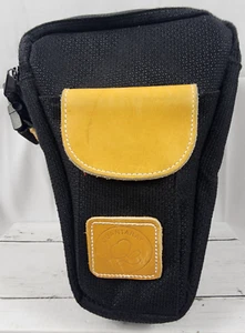 Quantaray Camera Bag Holster/Waist/Shoulder Strap Belt Loop Black Canvas SLR - Picture 1 of 15