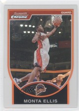 2007-08 Bowman Draft Picks & Stars Chrome Refractor /299 Monta Ellis #52