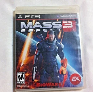 Mass Effect 3 PS3 (Sony PlayStation 3, 2012) With Manual - Picture 1 of 8