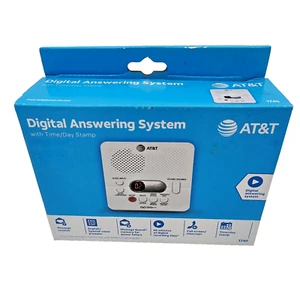 AT&T 1740 Digital Answering System With Time & Day Stamp - White - NEW IN BOX - Picture 1 of 12