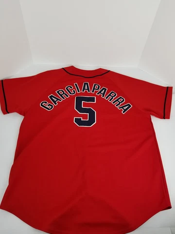 Authentic MLB Russell Athletic Red Red Sox Nomar Garciaparra Jersey Size L Cover