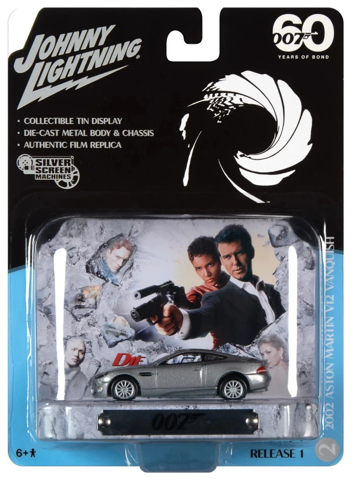 Johnny Lightning James Bond 007 Die Another Day 2002 Aston Martin Vanquish 1:64 Foto 1 de 4